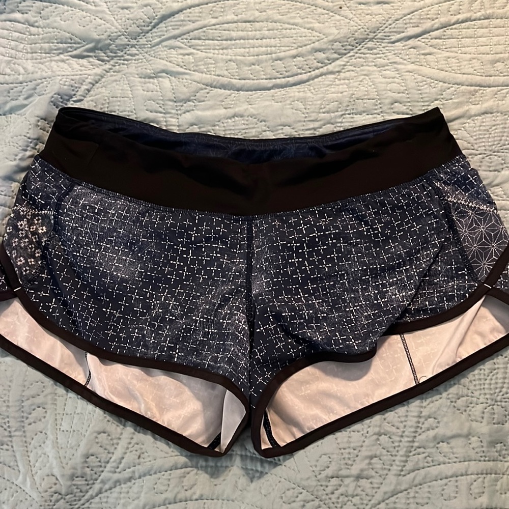Lululemon speed shorts, size 10